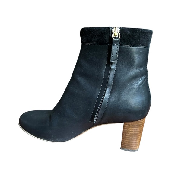 Pied De Biche Paris Black Leather Boots 39 /US 8 - Picture 1 of 12